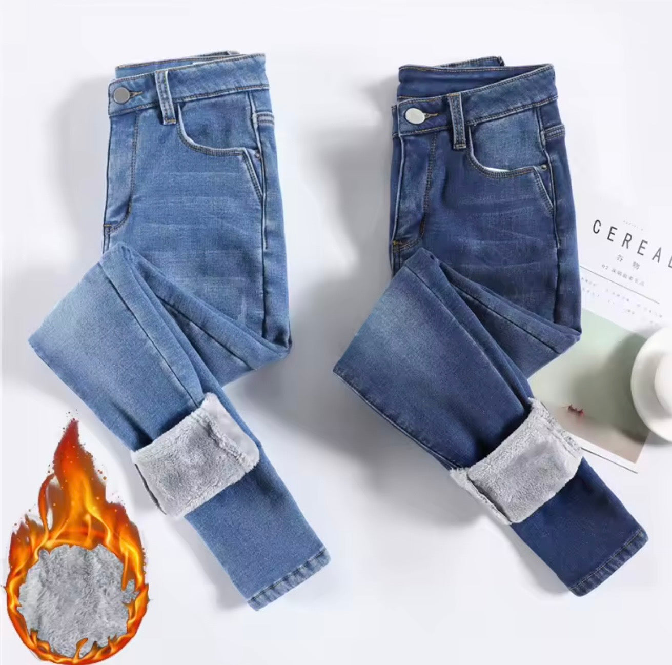 HorseWize Women’s Thermal Yard Jeans | Fleece-Lined Stretch Denim for Winter Comfort  HorseWize Women’s Thermal Yard Jeans | Fleece-Lined Stretch Denim for Winter Comfort