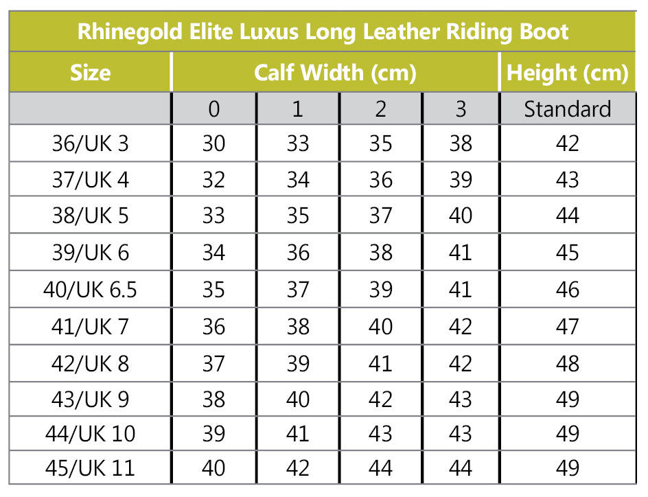Rhinegold Luxus Leather Riding Boots  Rhinegold Luxus Leather Riding Boots