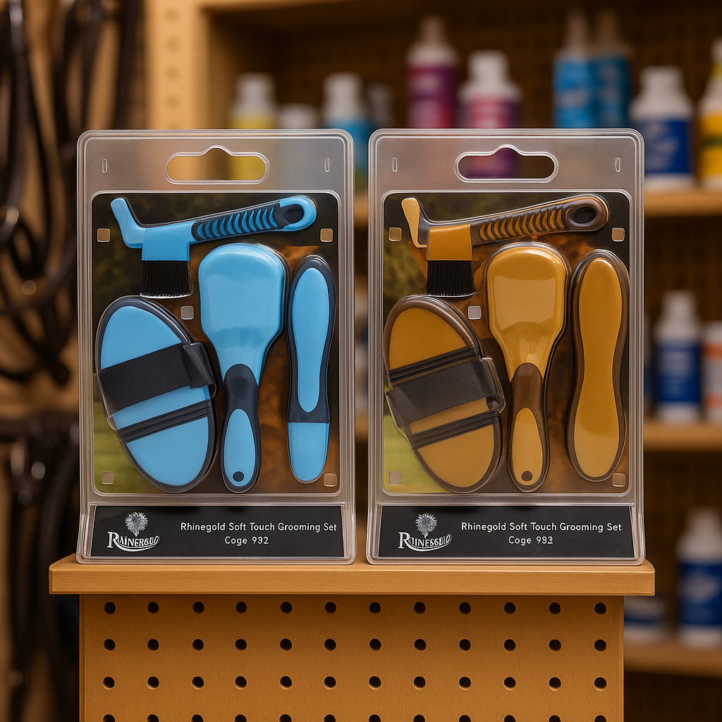 Rhinegold Soft Touch Grooming Brush Blister Pack Rhinegold Soft Touch Grooming Brush Blister Pack