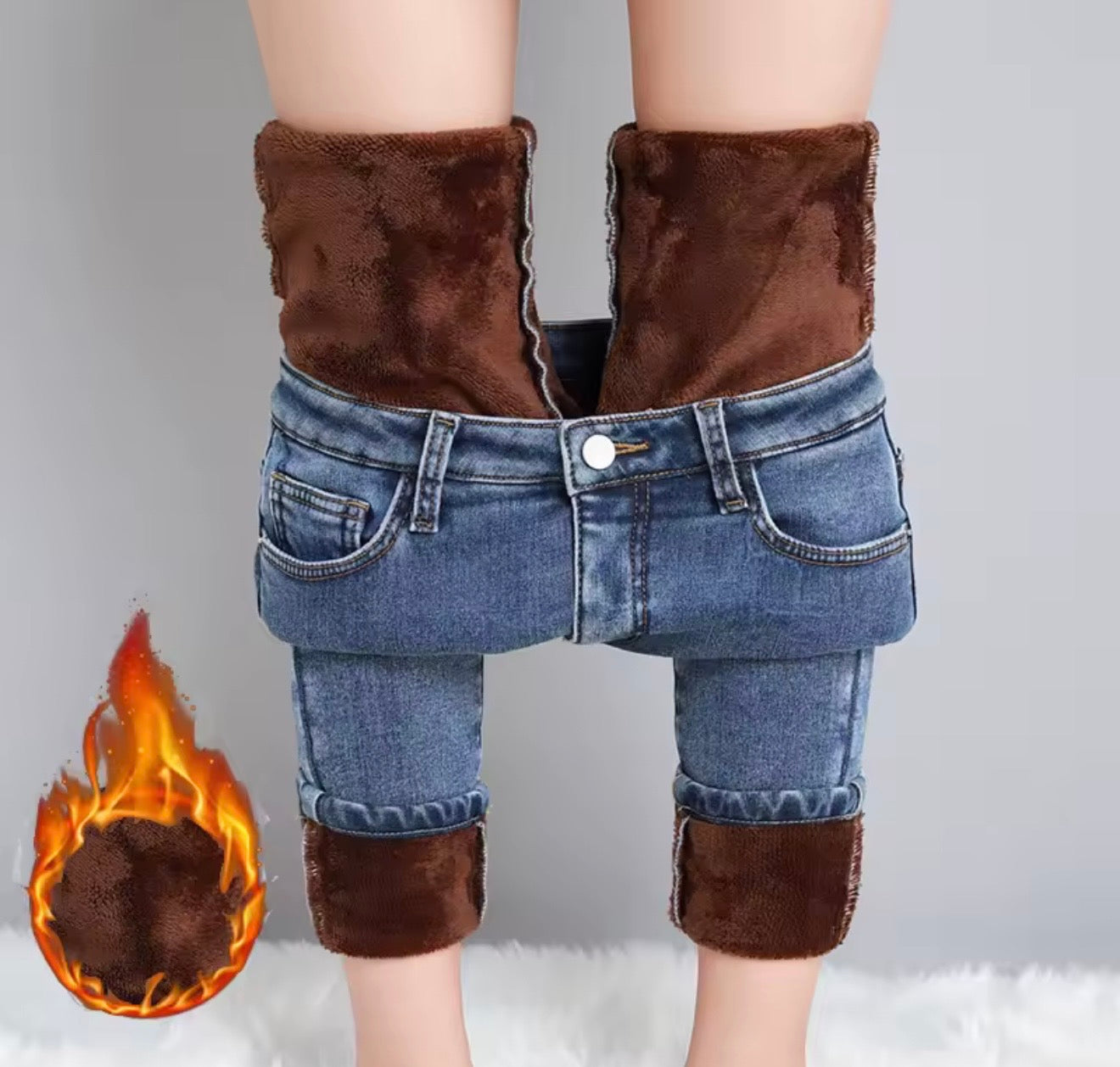 HorseWize Women’s Thermal Yard Jeans | Fleece-Lined Stretch Denim for Winter Comfort  HorseWize Women’s Thermal Yard Jeans | Fleece-Lined Stretch Denim for Winter Comfort