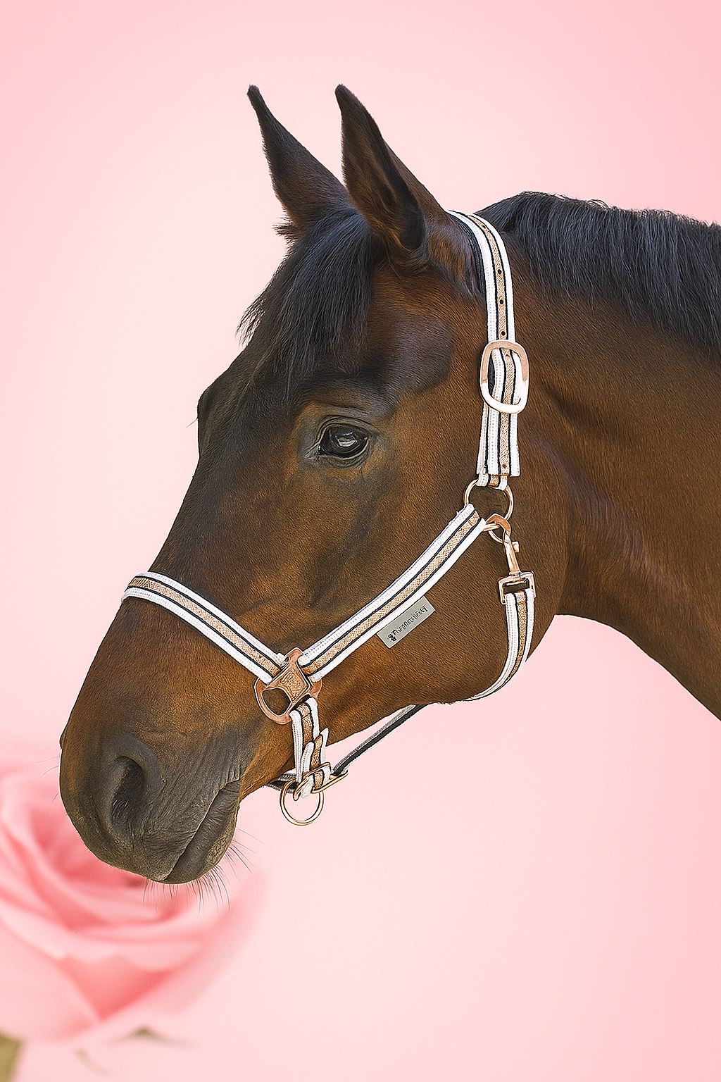 Waldhausen Rose Gold Headcollar  Waldhausen Rose Gold Headcollar 