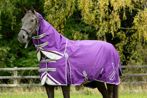 DefenceX Shield 100g Lightweight Turnout Rug with Detachable Neck