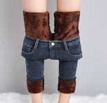 HorseWize Women’s Thermal Yard Jeans | Fleece-Lined Stretch Denim for Winter Comfort