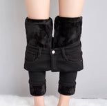 HorseWize Women’s Thermal Yard Jeans | Fleece-Lined Stretch Denim for Winter Comfort