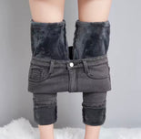 HorseWize Women’s Thermal Yard Jeans | Fleece-Lined Stretch Denim for Winter Comfort