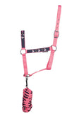 Hy Equestrian Unicorn Magic Headcollar & Lead Rope Set – Pink
