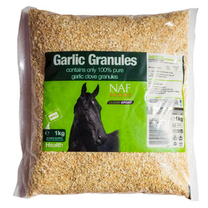 NAF Garlic Granules 1kg | 100% Pure Garlic | Immune Support for Horses
