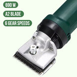 PonyJet Heavy Duty Clipper Pro – 690 W 6-Speed Equine Body Clipper